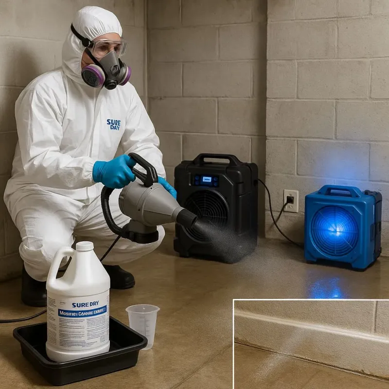 Sanitization and Odor Removal process in West Albany, NY