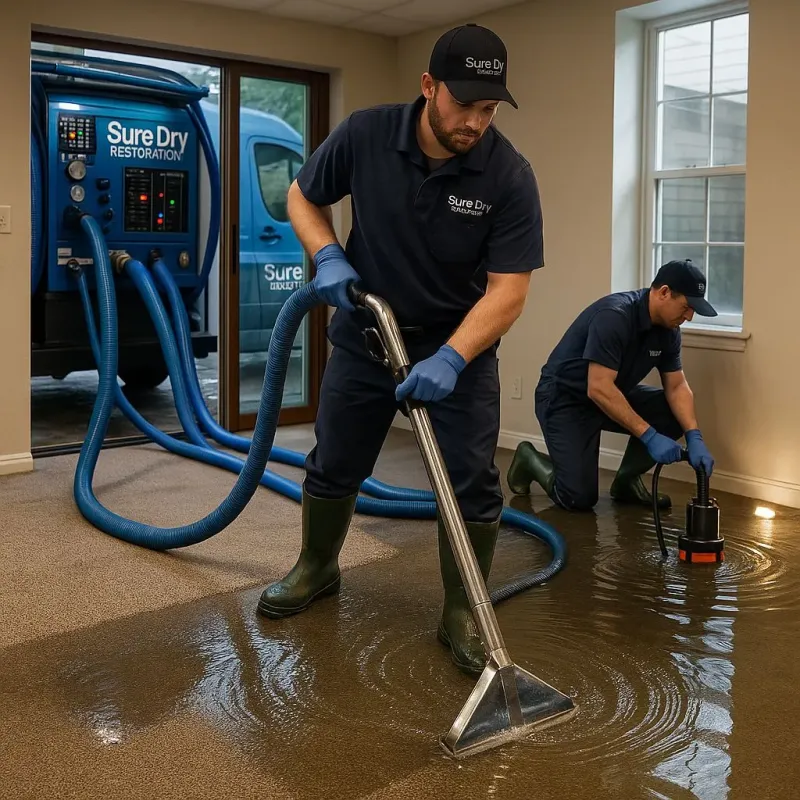 Water Extraction and Removal process in West Albany, NY